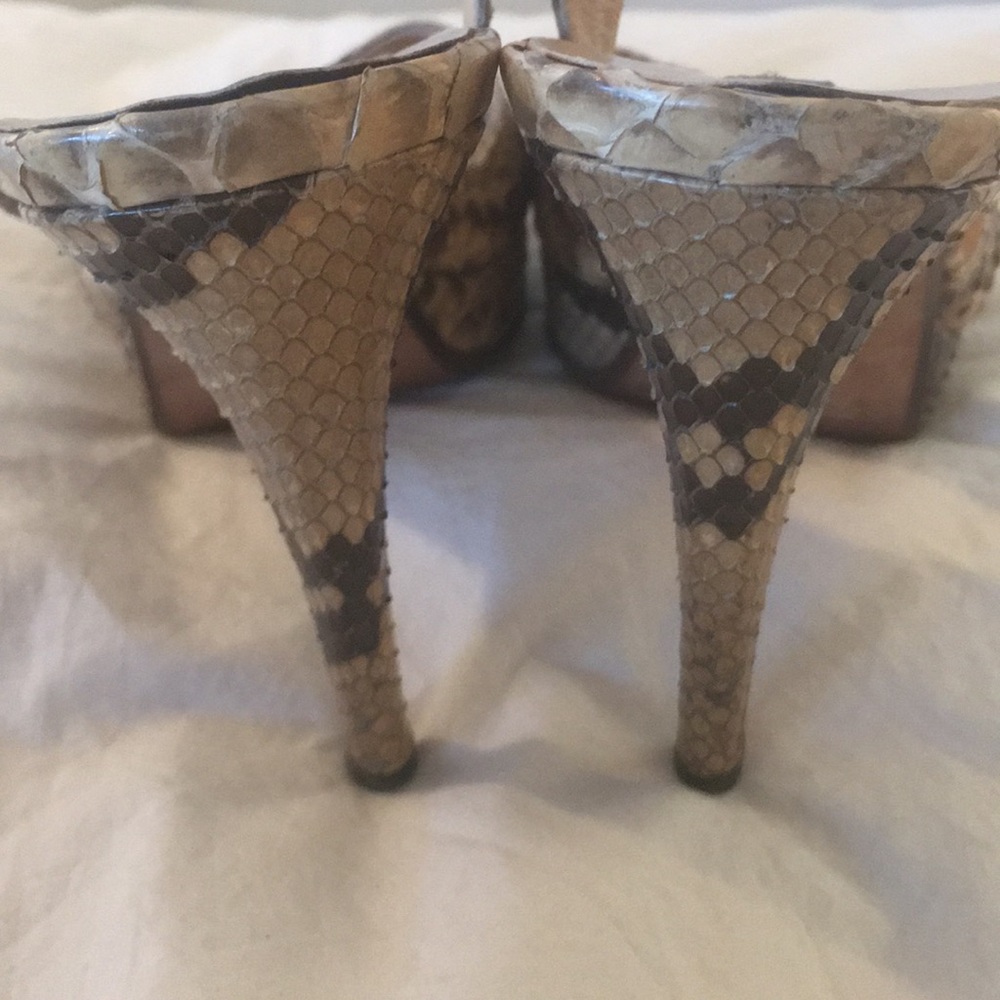 Ralph Lauren Collection Python Heels Size 8.5 - image 5